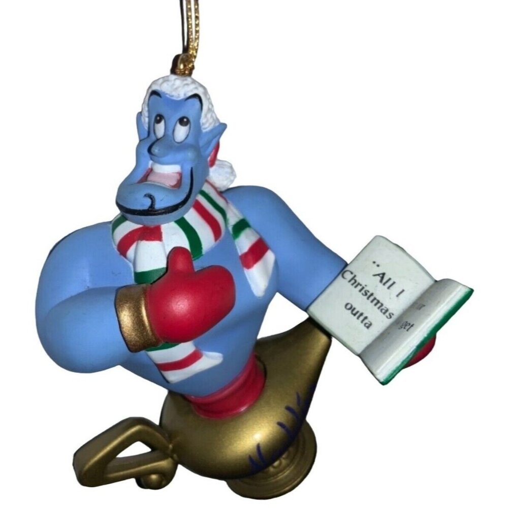 Disney Aladdin Christmas  Ornament  vintage with Box